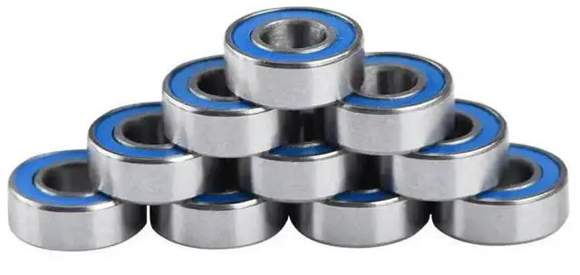 Main image of 10Pcs MR115 2RS Ball Bearings For Slash Rustler Stampede Wheel 5x11x4mm MR115-2RS Bearing
