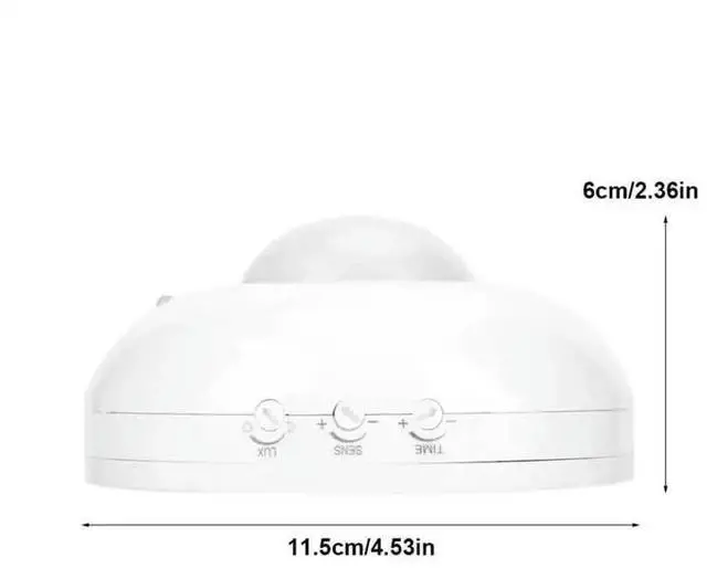 Alt view image 2 of 2 - 110V240V Adjustable Body Motion Movement Ceiling Infrared Sensor Detector Light Bulb Switch