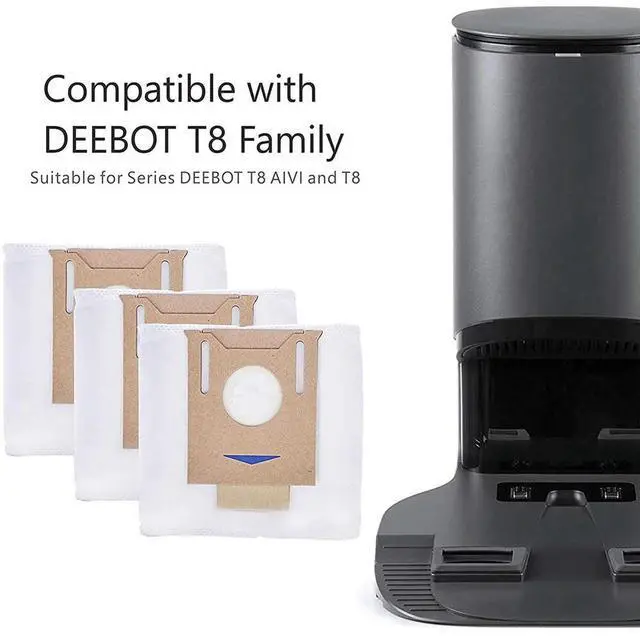 Main image of 5 Pcs Dust Bag for ECOVACS DEEBOT T8 T8+ T8 AIVI T8 AIVI+ T8 MAX N8+ N8 Pro+ T9+ DX93 DDX96 Vacuum Cleaner Spare Parts