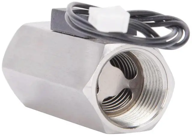 Main image of Water Flow Switch Sensor 304 Stainless Steel High Accuracy FS-01 G1/2inch Double Female Thread