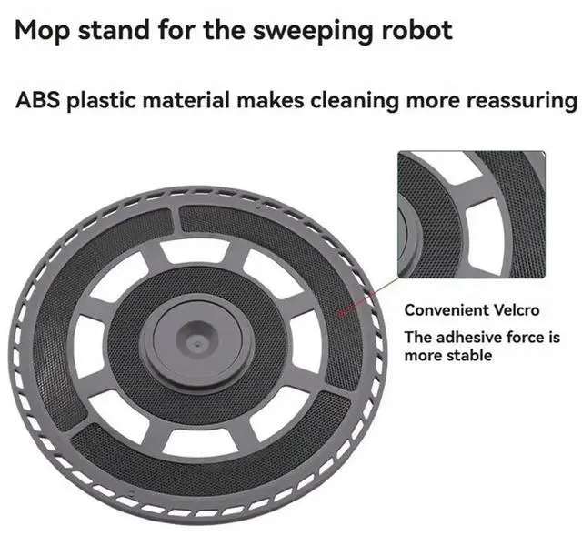 Alt view image 2 of 2 - 2PCS Mop Pad Plate for Dreame X50/S50/X40/S40 Enhanced Edition Vacuum Cleane Parts Replacement Mop Tray Part Attachment