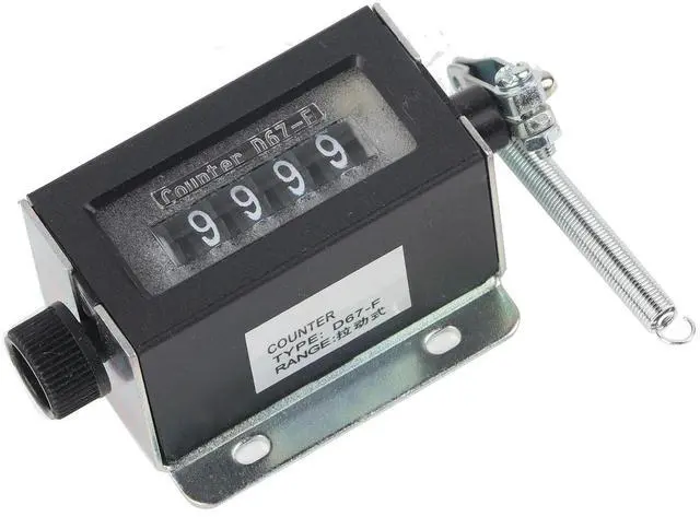 Main image of D67F 5 Digit Mechanical Resettable Manual Hand Pull Stroke Tally Counter