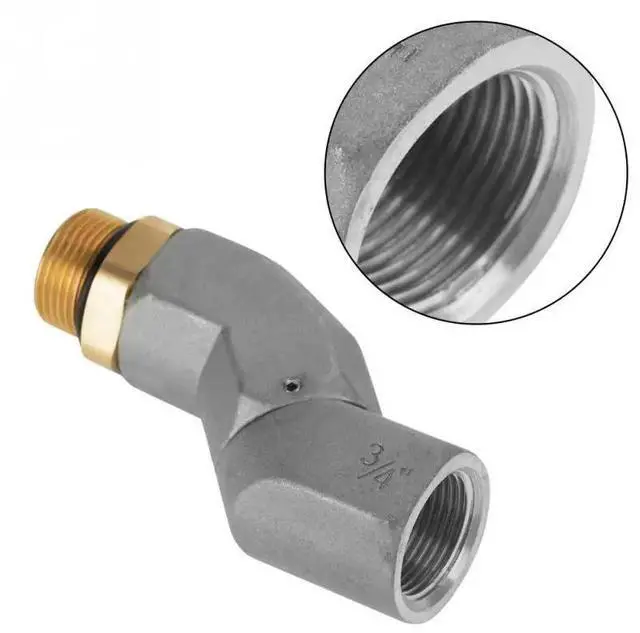 Alt view image 2 of 2 - 360 Degree Rotation BSPP 3/4" Fuel Hose Joint Fuel Fitting Accessory Discount