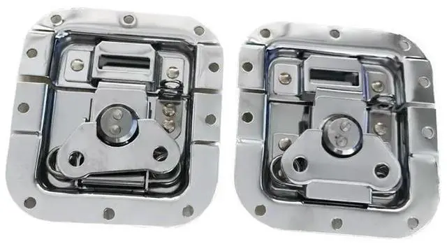 Main image of 109X103mm Stage Light Flight Accessories, Edge Pressing Middle Padlock Spring Lock Mounted Butterfly Lock Padlock 109