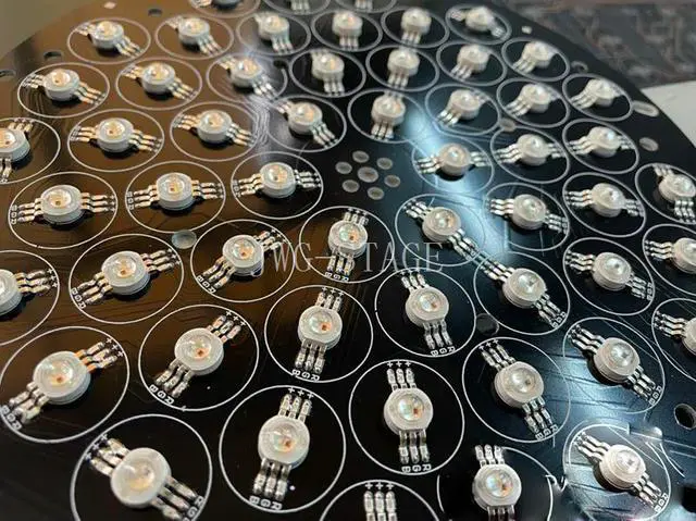 Alt view image 3 of 3 - Led Stage Lighting Main Board 54 Handkerchief Lamps Outdoor 0.75 Watt Full-Color 54 24V/36/5