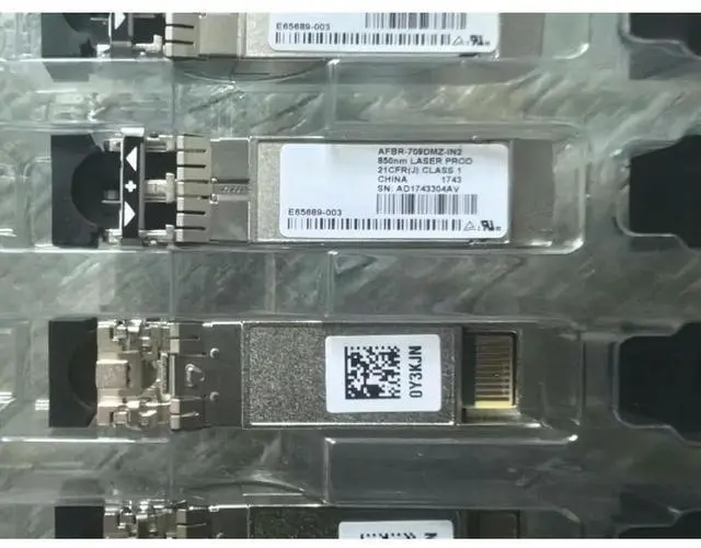 Alt view image 2 of 3 - E10GSFPSR 10G 850nm 300m MMF Dual Fiber SFP+ Optical Module 10GBASE-SR for