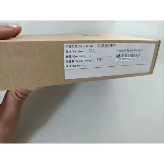 Alt view image 3 of 3 - FE-eSFP-LH15-SM1310 155Mbps 1310nm 15km SMF Dual Fiber LC DDM Optical Module for Ruijie