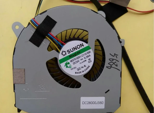 Alt view image 3 of 3 - For MG75150V1-C110-S9A DC5V 0.38A DC28000J3S0 Fan