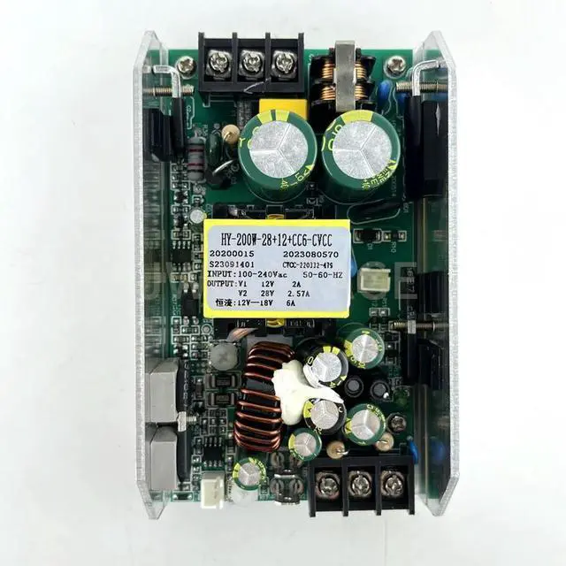 Main image of HY-200W-28V+12V-CC6-CVCC 200W 28V 12V Stage Light Wash Par Light Power Supply