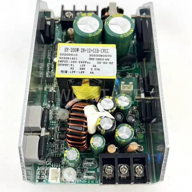 Alt view image 2 of 3 - HY-200W-28V+12V-CC6-CVCC 200W 28V 12V Stage Light Wash Par Light Power Supply