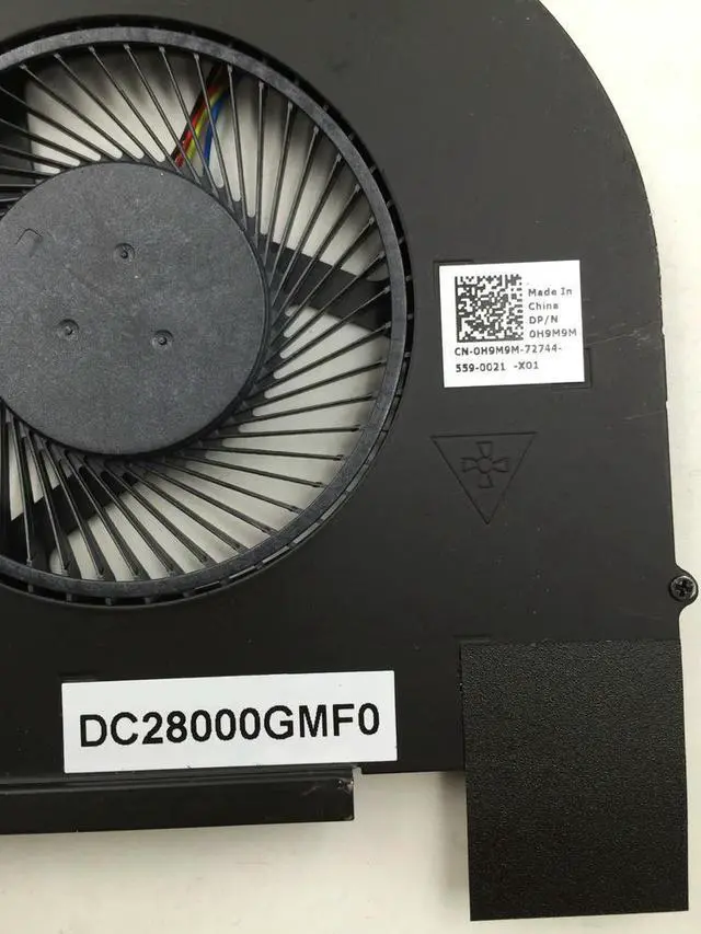 Alt view image 2 of 2 - for Latitude E5570 Fan Radiator Fan 0H9M9M DC28000GMF0