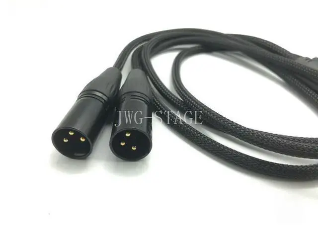 Alt view image 3 of 3 - 2pcs/lot 2M High-XLR Female To Dual XLR Male Audio Cable Xlr Female Signal Cable