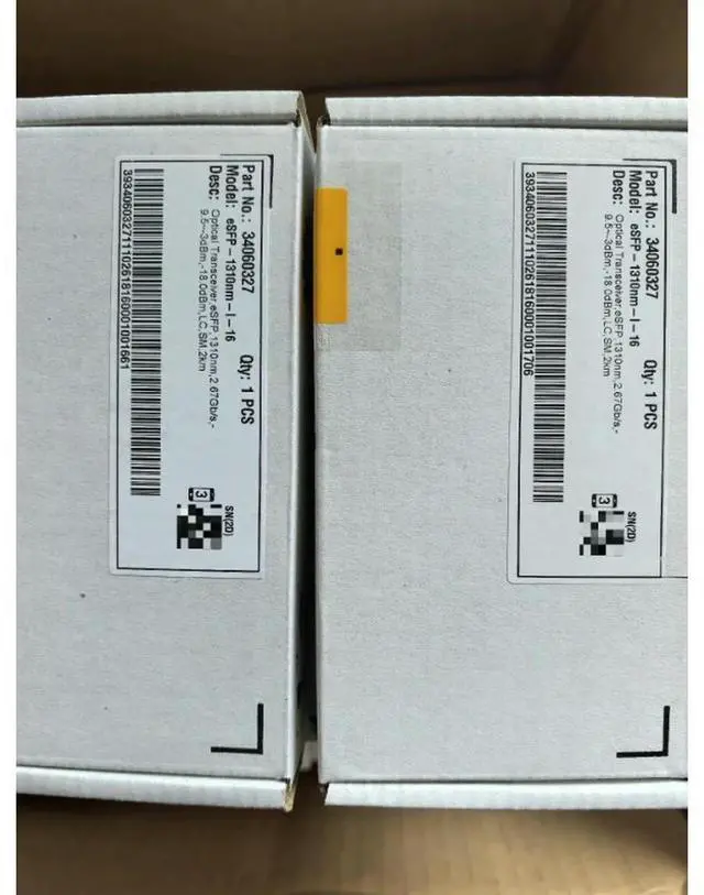 Main image of for 34060327 eSFP-1310nm-I-16 2.5G SMF 2km LC Duplex Optical Module