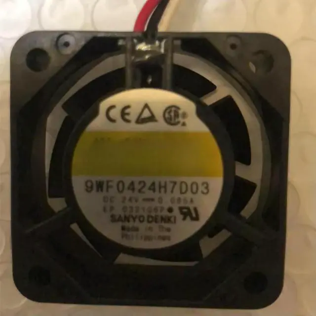 Alt view image 2 of 3 - 3pcs for Sanyo 9WF0424H7D03 Fanuc A90L-0001-0441#39 Cooling Fan 24V 0.085A 4015 3-Wire