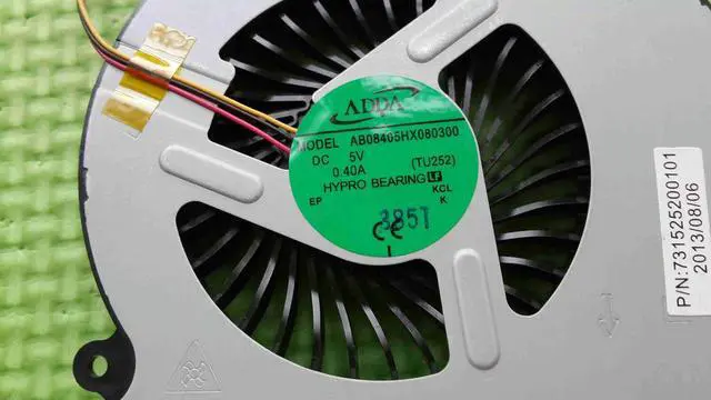 Alt view image 2 of 3 - For xpS15R notebook coolingfan AB08405HX080300 TU252