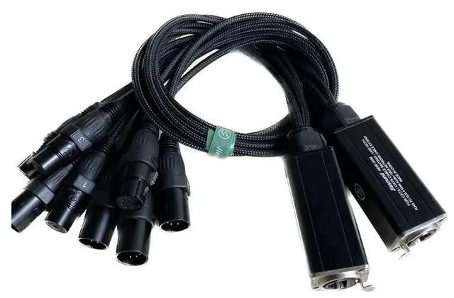 Main image of DMX XLR 5 Pin to RJ45 Cable - RJ45 to Dual XLR Male & Dual Female Cable For Stage and Recording Studio 1 Pair