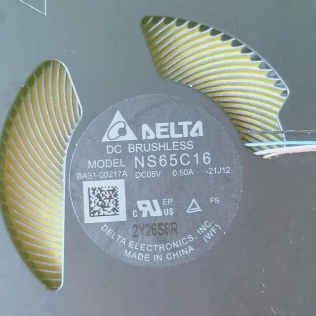 Alt view image 3 of 3 - For Galaxy Book 2 NP550XDE 550XDE Cooling Fan BA31-00217A