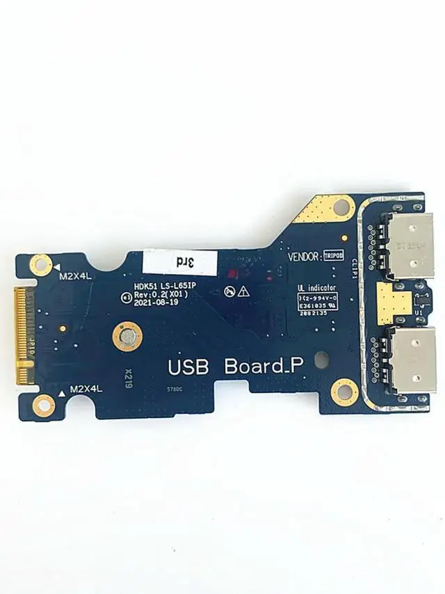 Alt view image 3 of 3 - for G15 5520 5521 USB board LS-L65IP