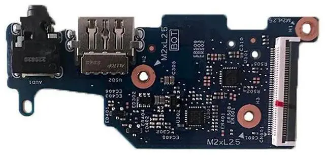 Alt view image 3 of 3 - For Pavilion Plus 14-EH 213623-1 USB Small Board, Audio Small Board