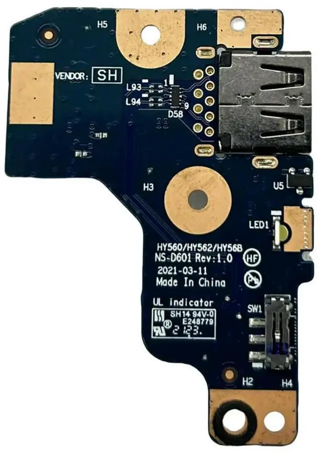 Alt view image 2 of 4 - For Legion R7000P 2021 5-15ACH6 USB Small Board 5C50S25210 NS-D601