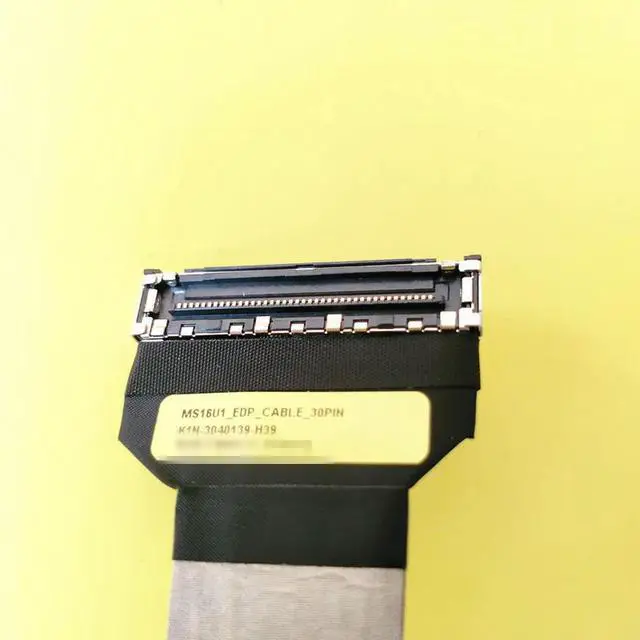 Alt view image 2 of 3 - For MS16U1 16U4 GE65 screen cable 30 pins, screen cable K1N-3040139-H39