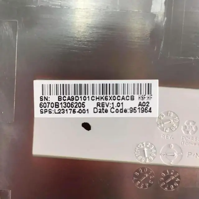 Alt view image 3 of 3 - For 14-CK 14-CM TPN-I131 D Case, Silver, Case L23175-001
