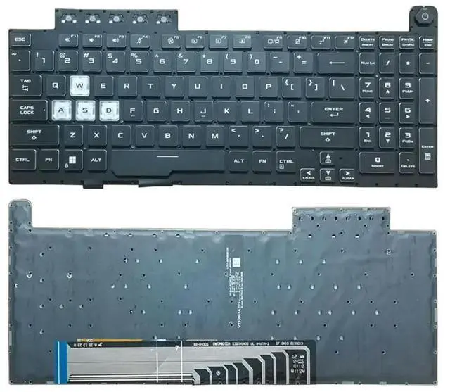 Alt view image 3 of 3 - For Day Choose 1 Day Choose 2 FA506H FX506 FX706L FA706 Flying tress 8 Backlit Keyboard