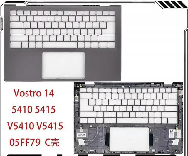 Main image of For Vostro 14 5410 5415 V5410 V5415 C case, keyboard palm rest 05FF79