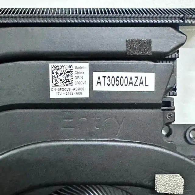 Alt view image 2 of 3 - for Alien x17 R1 radiator, cooling module, cooling fan 0FGCV9