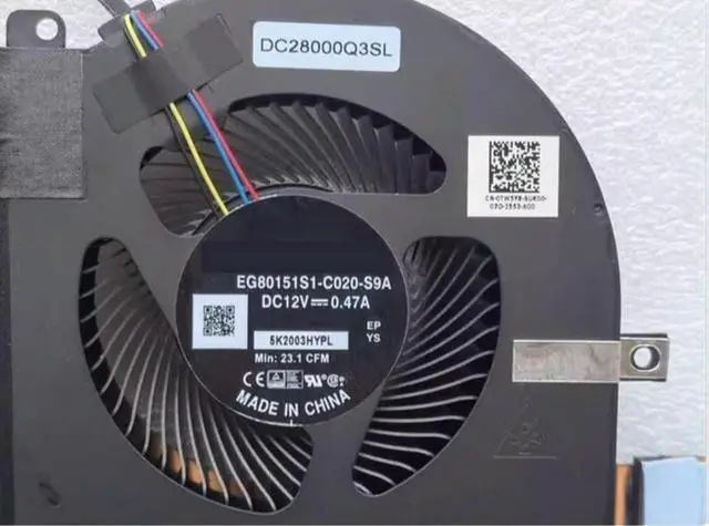 Alt view image 3 of 3 - For Area 51M R2 Cooler Fan 0871RD