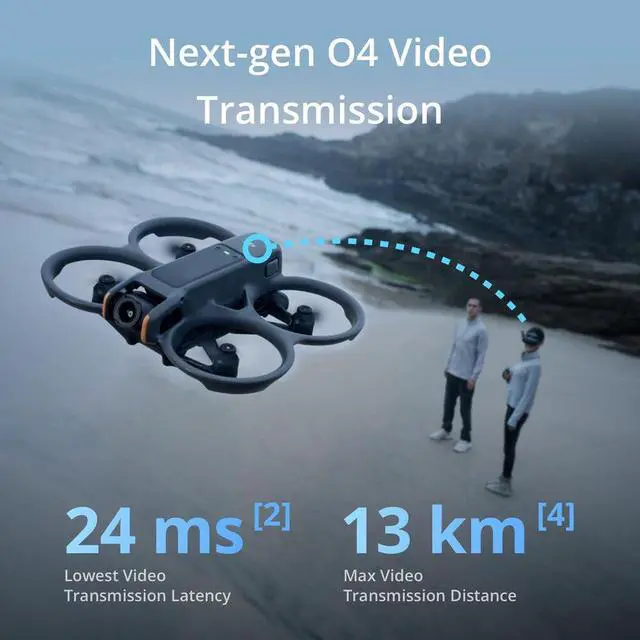 Alt view image 5 of 6 - DJI Goggles 3 FPV Goggles with Micro-OLED Screens, O4 HD Video Transmission, Adjustable Diopters, Real View PiP, Wireless Streaming Bundle with Lens Cleaning Kit