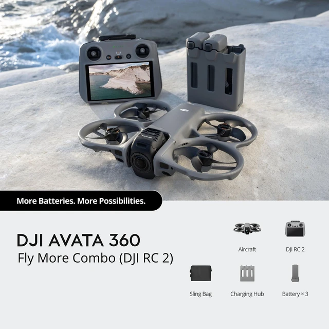 Main image of DJI Avata 360 Drone Fly More Combo (DJI RC 2) 3 Battery Fly More Combo RC 2
