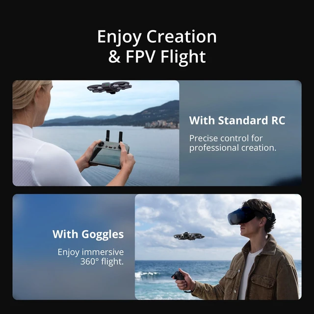 Alt view image 5 of 7 - DJI Avata 360 Drone Fly More Combo (DJI RC 2) 3 Battery Fly More Combo RC 2