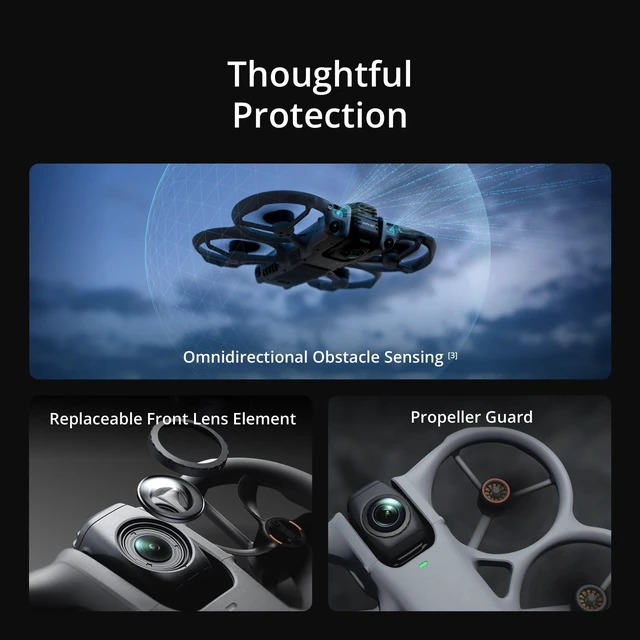 Alt view image 4 of 7 - DJI Avata 360 Drone Fly More Combo (DJI RC 2) 3 Battery Fly More Combo RC 2