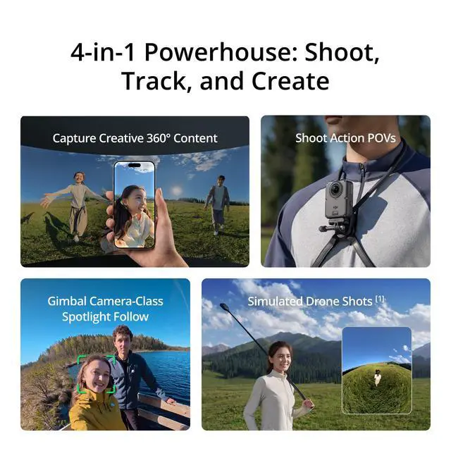 Alt view image 2 of 6 - DJI Osmo 360 II Standard Combo