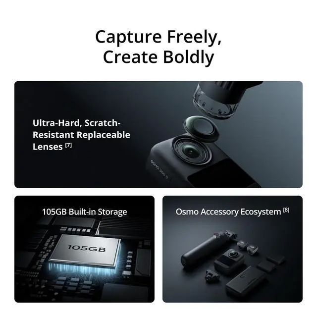 Alt view image 4 of 6 - DJI Osmo 360 II Standard Combo