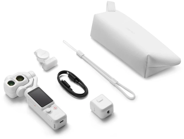 Alt view image 7 of 7 - DJI Pocket 4P (4 Pro) Standard Combo Dual-Lens Camera 1-Inch 17-Stop DR 4K 240fps D-Log 2 Active Track 8.0 US Stock