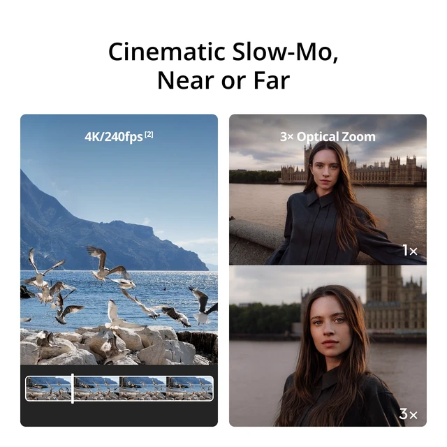 Alt view image 4 of 7 - DJI Osmo Pocket 4 Pro 4P Vlog Combo Handheld Stabilize US Stock