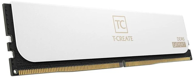 Alt view image 3 of 4 - Team Group T-CREATE EXPERT 16GB (2 x 8GB) 288-Pin PC RAM DDR5 6000 (PC5 48000) CL38 1.25V Desktop Memory, White, CTCWD58G6000HC38ABK