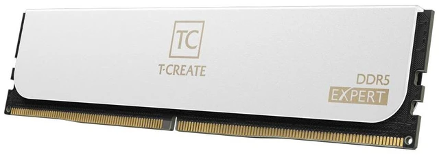 Alt view image 2 of 4 - Team Group T-CREATE EXPERT 16GB (2 x 8GB) 288-Pin PC RAM DDR5 6000 (PC5 48000) CL38 1.25V Desktop Memory, White, CTCWD58G6000HC38ABK