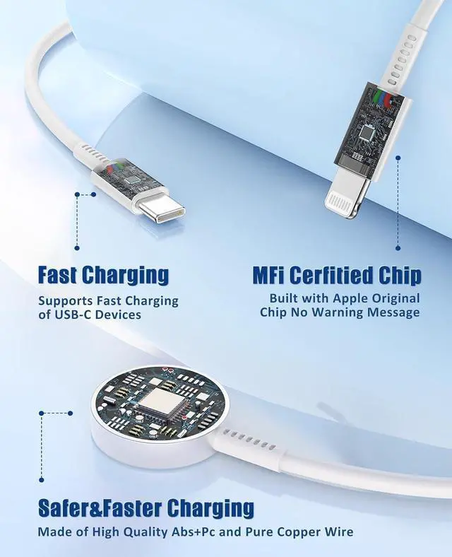 Alt view image 5 of 7 - for Watch Charger Fast Charging 3 in 1 Multi Chargers Cable with 20W USB C Charger iWatch Charger Cord 6FT for iWatch Series Ultra 3/2/SE 3/11/10/9/8/7/6/5/4/iPhone17 15 16 Pro Max/14/13/12/11