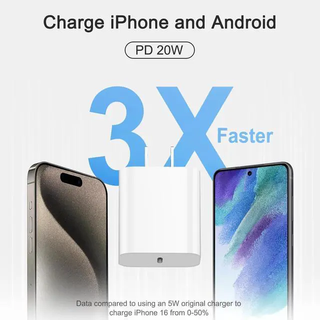 Alt view image 2 of 7 - iPhone 17 16 15 Fast Charging 10FT Long USB C Charger Type C Charger 3 Pack Fast Charger USB C for iPhone 17/17 Plus/17 Pro/17 Pro Max/16/16 Plus/16 Pro Max/15/15 Pro Max