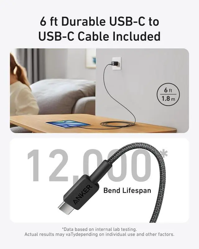 Alt view image 6 of 7 - Nano Phone Charger USB C GaN Charger 30W PIQ 3.0 Foldable PPS Fast Charger USB C for iPhone 17/16 and More Series Galaxy iPad Compatible with MagSafe