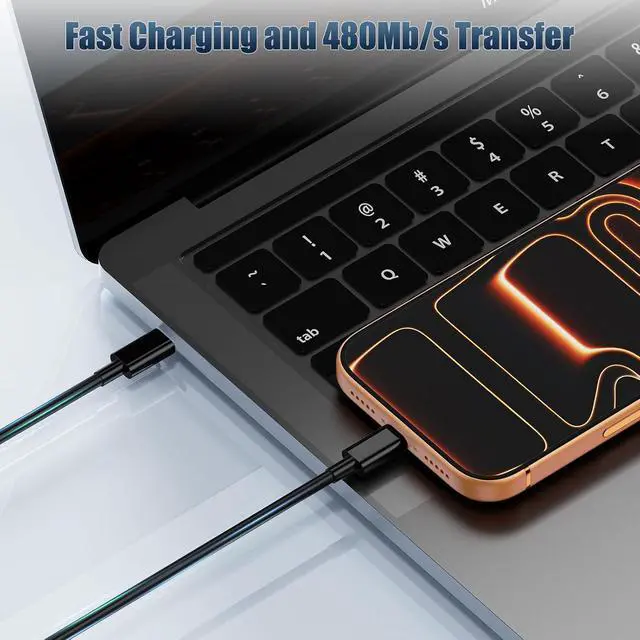 Alt view image 6 of 7 - 2Pack 60W Super Fast Charger Type C 6ft USB C Wall Charging Block Plug and Long Android Phone Charger Cable Cord for Galaxy S26/S26 Plus/S25/S24 Ultra/S23+/S22/S21/Note 20/iPhone 17 16 15 Pro
