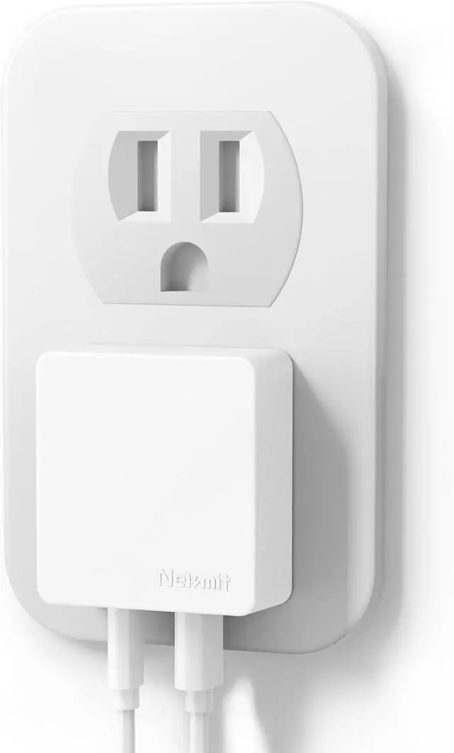 Main image of Flat USB C Wall Charger 45W Dual Port PPS Fast USB Charger Block(1*USB-C & 1*USB-A) Slim USB C Wall Plug for iPhone 17/16 and More Series MacBook Air iPad