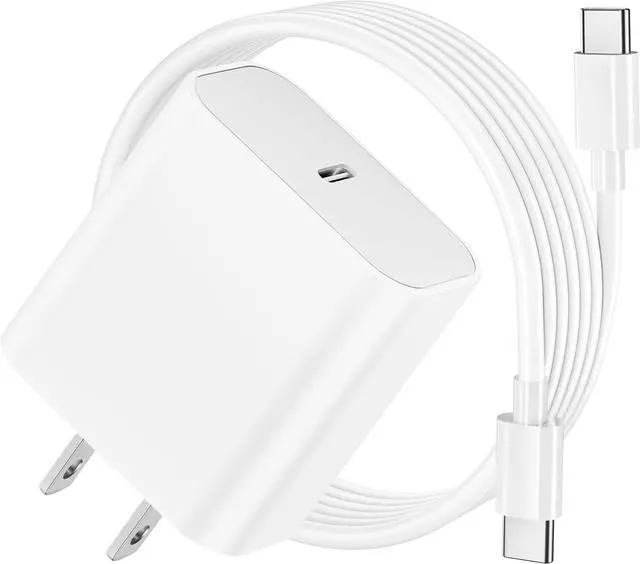 Main image of 20W USB C Fast Charger for iPad Pro 13/12.9/11 inch iPad A16/10th Generation iPad Air 11/13 inch/5th/4th iPad mini 6/7th iPad Charger Fast Charging Block with 6.6ft USB C to C Charger Cable