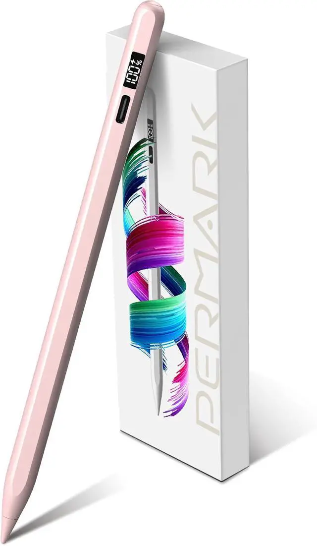 Alt view image 7 of 7 - Stylus Pen for iPad 2025-2018 with LED Power Display 15Mins Fast Charge Tilt Sensitivity Pencil for iPad 10/9/8/7/6th 11th A16 Air 11/13 M2/M3 Pro 11/13 M4 Pro 12.9 Air 5/4/3 Mini 7/6/5 (Pink)