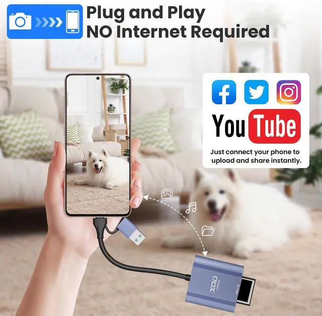 Alt view image 4 of 7 - XQD Card Reader - Aluminum 2 in 1 XQD/SD Memory Card Adapter for iPhone 17/16/15 Windows Mac OS Android 5Gpbs USB 3.0 XQD Reader Support Sony G/M Series Lexar 2933x/1400x USB Mark XQD Card
