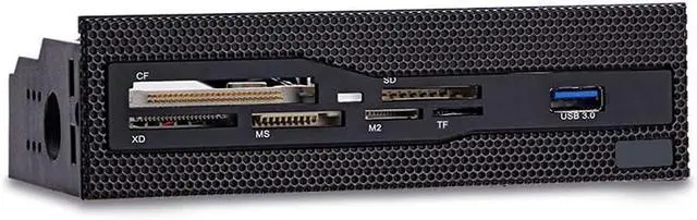 Main image of 5.25 Internal Card Reader Media Multi-Function Dashboard PC Front Panel USB 3.0 Support CF XD MS M2 TF