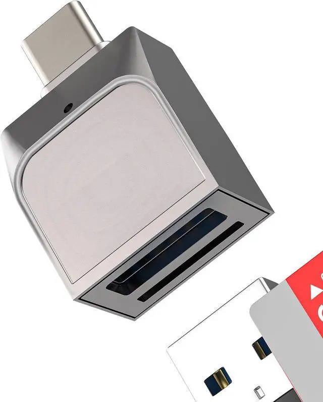 Main image of USB C to USB Adapter Micro SD Card Reader(2in1)OTG 3.0 Port for iPhone16 15 Converter compatible for for iPad MacBook Computer TF Memory Transfer Accessories USB-A External Flash Drive Android
